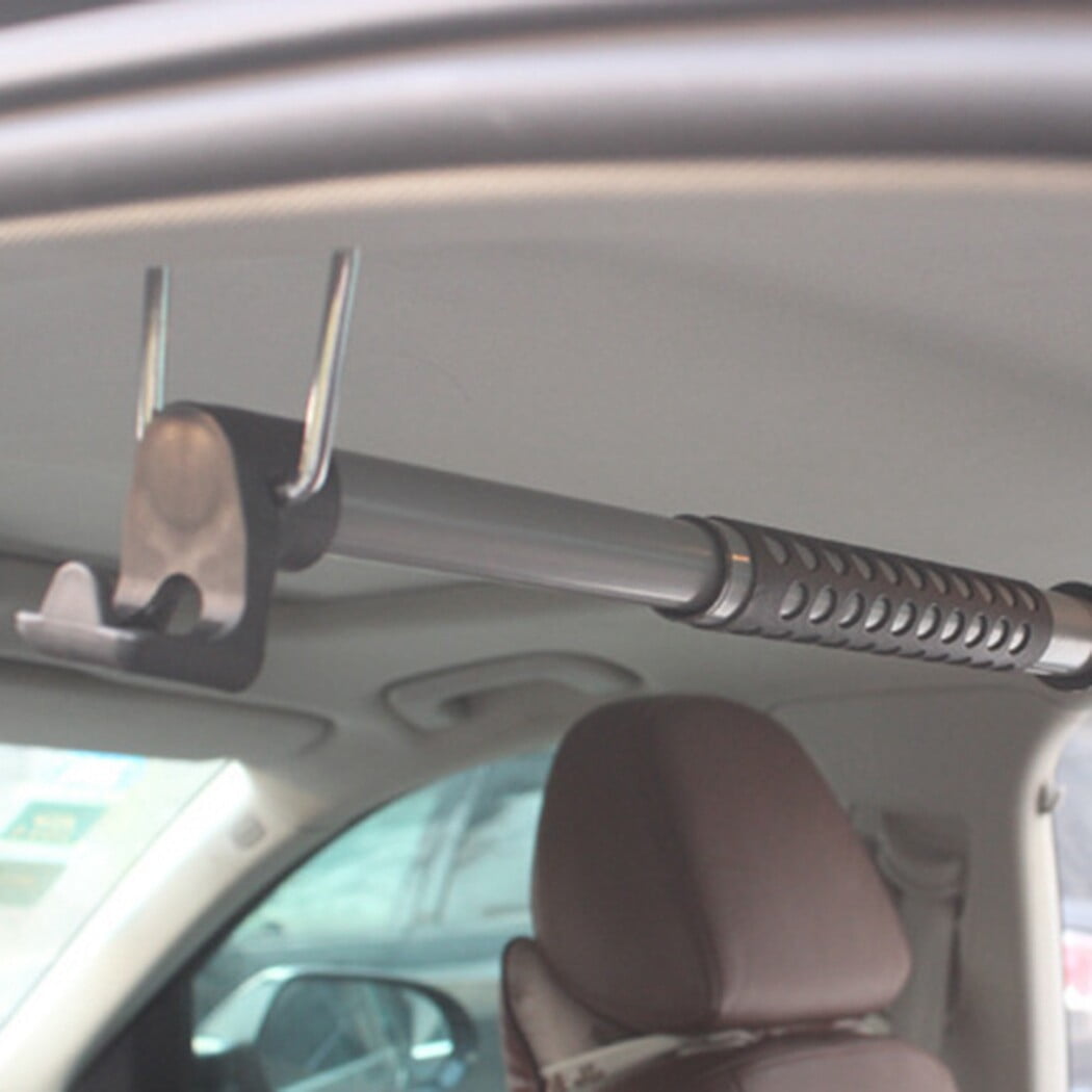 Car Clothes Hanger Bar Telescoping Iron Car Clothes Rack Vehicle Clothing Rack Walmart