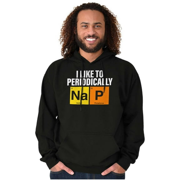 Periodic Table Funny Nap Sleep Lovers Hoodie Sweatshirt Women Men Brisco Brands S