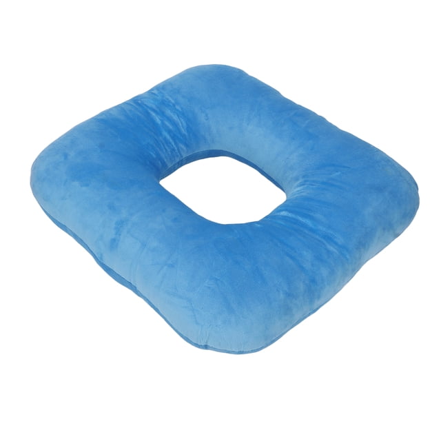Almohada Para Hemorroides, Suave Y Flexible Cojín De Dona Para Aliviar El Estrés, 13.8 X 13.8 Pulgadas, Lana De Perla Rellena Para El Hogar