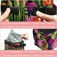 thumbnail image 4 of Cactus Foldable Mini Trash Can for Car with Lid, Leak-Proof, and Hanging Storage Bag - Car Trash Can, 4 of 6