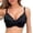 Black, variant on Comfortable Bras for Women Double Pattern Lace Design Fashionable and Supportive for Everyday Lingerie Wear Womens Bras Black,75C