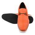 thumbnail image 3 of LIBERTYZENO Mens Classic Formal Shoes Slip On Loafers, Orange, 3 of 9