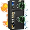 thumbnail image 1 of Riflewell Fingerprint Safe - 6.0 Cu ft Large Safe Box Fireproof Waterproof,Money Safe with Mute-Function & Dual Alarm System,Home Safe with Deposit Slot & LED Light,for Home,Business,Valuables, 1 of 7