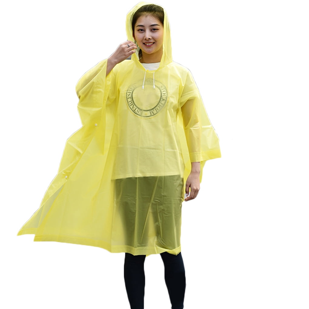 Raincoat Motorbike Electric Scooter Eva Non-disposable Rain Clothes Women Rain Clothes Women Men Lightweight Rain Cape, Size: 100*130cm, Yellow