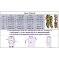 thumbnail image 7 of MSJUHEG Shorts For Women Workout Shorts Womens Camouflage Print Short Sleeve V Neck Two Piece Outfits Biker Shorts Set Womens Shorts Gray L, 7 of 7