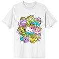 thumbnail image 4 of Hello Kitty & Friends French Fry Character Boxes Women's White Crew Neck Short Sleeve T-shirt-XXL, 4 of 5