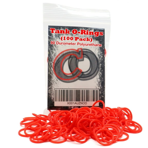 100 Polyurethane CO2 / HPA Tank O-Rings 90 Durometer [RED]