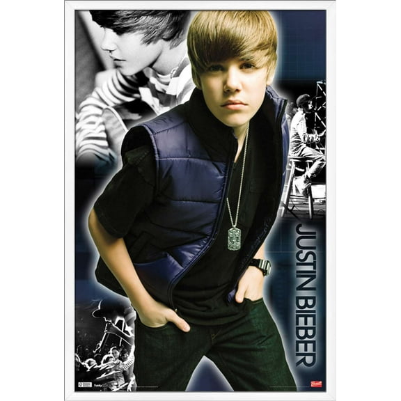 Justin Bieber - Cool Wall Poster, 22.375" x 34", Framed