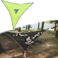 thumbnail image 4 of Hamaca triangular plegable portátil para varias personas, de malla, para acampar al aire libre, color verde, 280 x 280 x 280 cm, 4 of 5