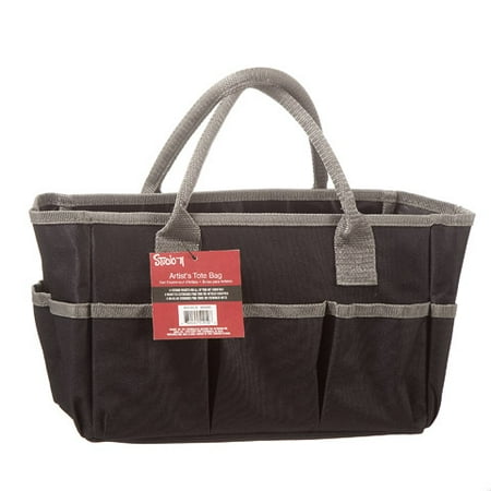 Arm Tote - Studio 71 Art Tote Bag: Black, 12 x 7.5 inches