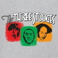 thumbnail image 3 of The Three Stooges Colorful Women's V-Neck T-shirt Funny 3 Wise Guys Curly Moe Larry Shemp Classic Retro American Legend Tee, 3 of 7