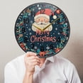thumbnail image 6 of Yayeee Wall Clock Battery Operated 9.5" Silent Quartz Non-Ticking for Living Room Decor, Blue Christmas Santa, 6 of 8