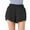 Black, variant on Posijego Women's High Waist Running Shorts Athletic Workout Shorts Summer Gym Shorts with Pockets