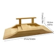 thumbnail image 3 of ERK 1Pcs 1PC Fingerboard Wooden Finger Skateboard Obstacle Multifunctional Finger Skating Board Track Fingerboard Training For Boys Kids, 3 of 5