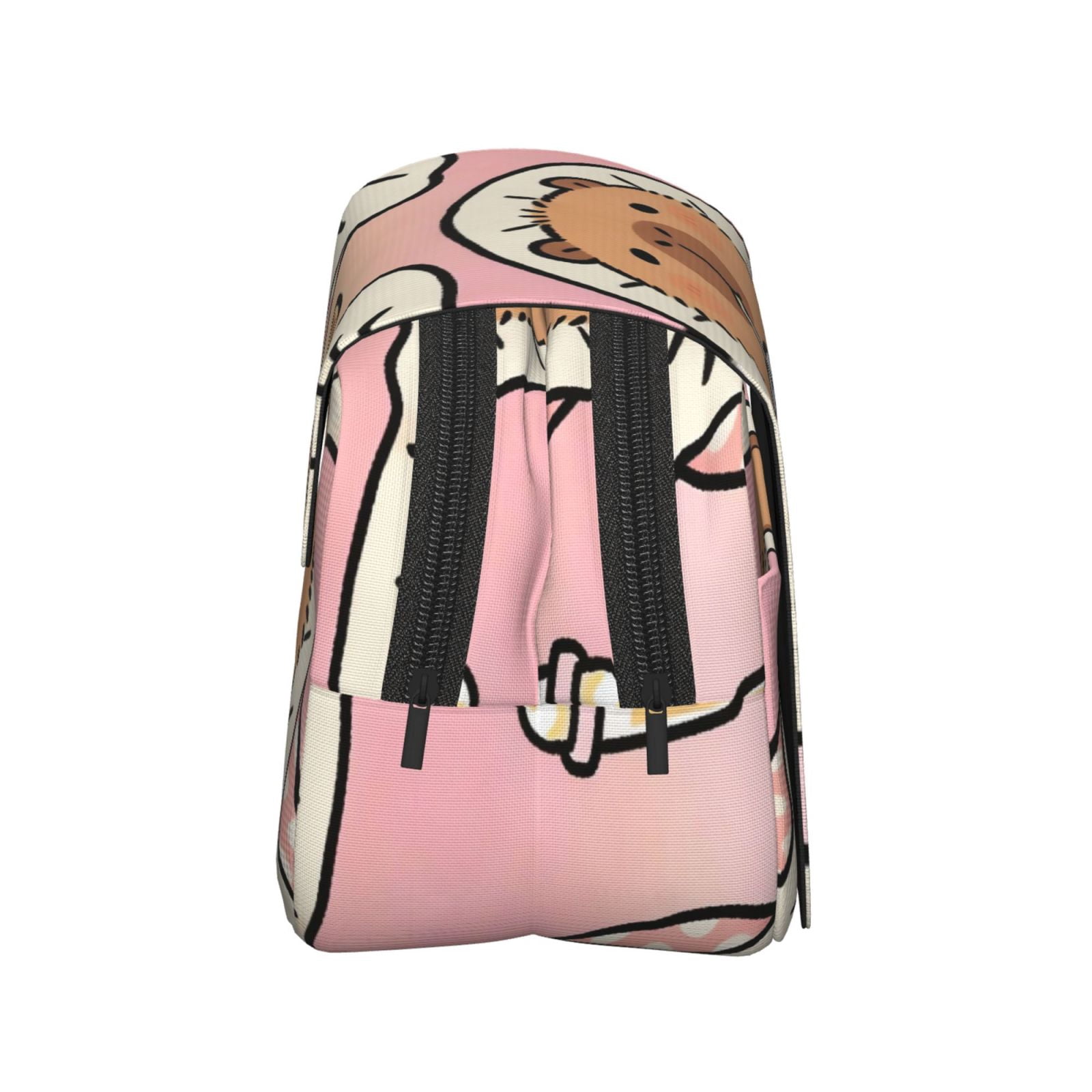 Large-Capacity Flip-Top Double-Layer Pencil Case, Multi-Functional Pocket Pen Case, Durable Stationery Organizer Capybara Lounging While Sipping Bubble Tea