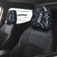 thumbnail image 2 of Kdxio Anchors and Lighthouse Pattern Print 2 Piece Car Head Rest Covers Set Auto Front/Rear Seats Headrest Cover Universal Fit Most Cars,Sedan, SUV, 2 of 9