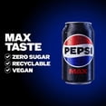 thumbnail image 3 of Pepsi Max No Sugar Cola Cans 24x330ml, Imported from Britain, 3 of 3