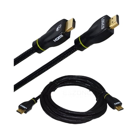 Black 50 ft 1080p 4K TV PC Blu-Ray High Speed HDMI Cable 3D Support w/ Ethernet - image 8
