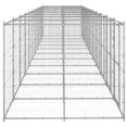 thumbnail image 2 of vidaXL Outdoor Dog Kennel Galvanised Steel 26.62 m², 2 of 4