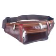 thumbnail image 1 of Riñonera impermeable Qarigey elegante para teléfono Ge-nuine chocolate, 1 of 6