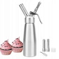 thumbnail image 5 of Professional Cream Dispenser, Stainless Steel Siphon 500 Ml, 3 Nozzles, 5 of 5