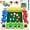 Colorful, variant on Shut The Box Game, Shut The Box-Wooden Dice Board Game 4 Player for Adults, Four-Sided Flip Card Toys, Digital Flip Board for Gatherings for Friends and Family (Colorful)