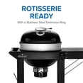 thumbnail image 4 of Napoleon 22 in. PRO22 Kettle Charcoal Gril with Cart in Black, 4 of 12