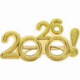 thumbnail image 1 of wonima44 LOGOFUN 2026 New Year Party Glasses 2026 Number Plastic Eyeglasses Happy New Year's Eve Eyewear Photo Booth Props for Celebrations Gold, 1 of 1