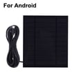 thumbnail image 1 of Cargador de panel solar de 3,5 W 5 V Cargador de teléfono de banco de energía portátil para salida Android, 1 of 9