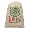 thumbnail image 1 of Printtoo Large Drawstring Canvas Bag Christmas Sack Bags Santa Gift Sack Custom Party Favor 2 Pcs 27x20 Inch, 1 of 9