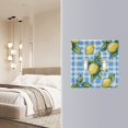 thumbnail image 4 of Yayeee Toggle Light Switch Wall Plate 2-Gang 4.56"x4.48" Decorative Outlet Cover, Cartoon Plaid Lemon, 4 of 7