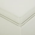 thumbnail image 7 of CHITA Faux Leather Storage Stool Ottoman, Foot Rest Stool Seat, Light Grey, 7 of 7