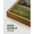 thumbnail image 5 of Drsoum 20x40in Natural Framed Landscape Vintage Large Canvas Wall Art Classical Prairie and Mountain Prints Farmhouse Kitchen Office Decor, 5 of 7