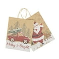 thumbnail image 4 of Holiday Time 4 Pack  Large Kraft Paper Handle Gift Bag, 4 of 5