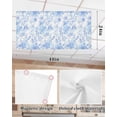thumbnail image 7 of Fluorescent Light Covers for Ceiling Lights 1 Pack, Watercolor Blue Floral Magnetic Ceiling Light Covers 2x4ft for Classroom Office School, Blue Ombre Botanical Summer Drop Ceiling Light Shade, 7 of 7