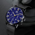 thumbnail image 4 of Men Business Watch Wrist Watch Unique Luxury Sport Alloy Mesh Band Round Dial Quartz WatchH, 4 of 5