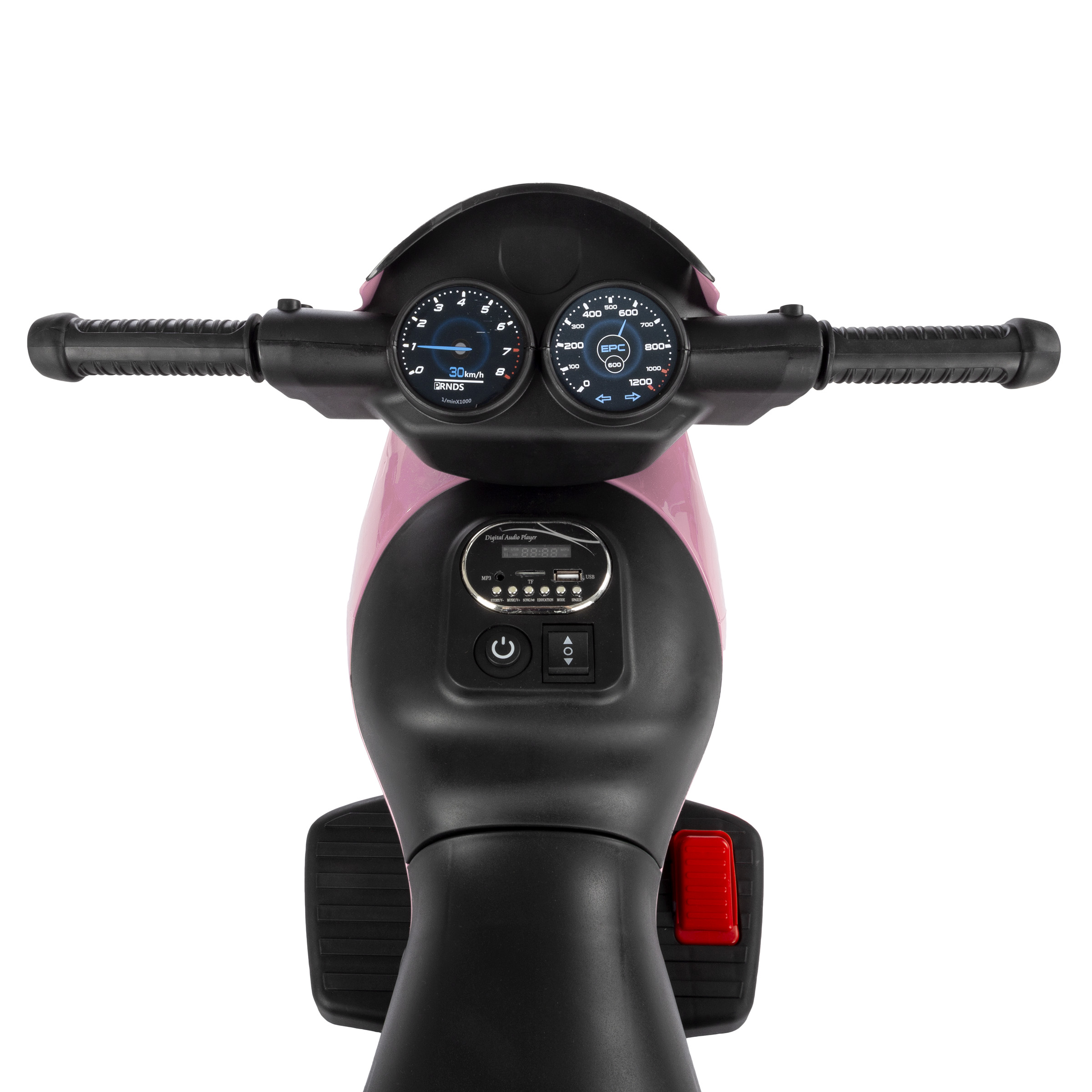 Ride-On Toy Trike Motorcycle –Battery Operated Electric Tricycle for Toddlers with Built-in Sound, Lights and MP3 Input by Lil' Rider (Pink)
