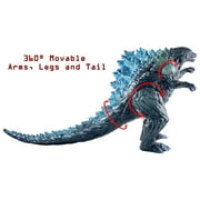 Set of 2 Monster Dinosaur Earth Mecha Figures King of The Monsters, 2021 Movable Joints Action Movie Series Soft Vinyl, Travel Bag