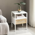 thumbnail image 2 of 15.75" Square - Adjustable PVC Feet - Living Room - Balanced Side Table, 2 of 6