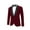 Burgundy, variant on Men's Single-breasted Shawl Collar Velor Suit Jacket with Pocket Design for Casual Party Occasions Blazer Masculino Men Dress Coat