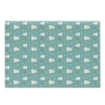 thumbnail image 1 of Sailing Cutting Board, Repeating Seagulls Pirate Clipper Ship Anchor Marine Illustration, Decorative Tempered Glass Cutting and Serving Board, in 3 Sizes, by Ambesonne, 1 of 2