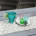 thumbnail image 3 of Mosser Glass Dahlia 48oz Pitcher | Teal Carnival, 3 of 3