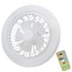 thumbnail image 1 of Ventilador de techo de montaje empotrado con luz Ventilador de techo LED regulable de 3 colores con luz, 1 of 9