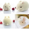 thumbnail image 4 of 3D Easter Rabbit Bunny Silicone Mold Diy Baking Moulds Bakeware Trays Tool Cake Topper Decorative Cooking Supplies For Chocolate Fondant Candy Candies Ice, White (6 Cavity), 4 of 6