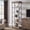Brown, variant on iNSPIRE Q Cabana Industrial 5-Tier 84 Inch Tall Bookcase, Brown