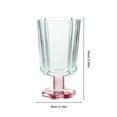 thumbnail image 2 of Minkissy Verres à Boire Vintage Gobelet à Cocktail Verre Rose 1 Pcs pour la Maison Rentrée Scolaire, 2 of 6