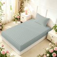 thumbnail image 2 of Manfei Classic Plaid Fitted Sheet Full,Vintage Check Bed Set,Gray Green,3-Piece,1 Fitted Sheet and 2 Pillowcases, 2 of 6