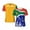 3, variant on Exclusive design South Africa Flag Grain 3D Printed Men For Running Bike Soccer Tennis Fitness Sports tshirt Mesh Short T-shirt