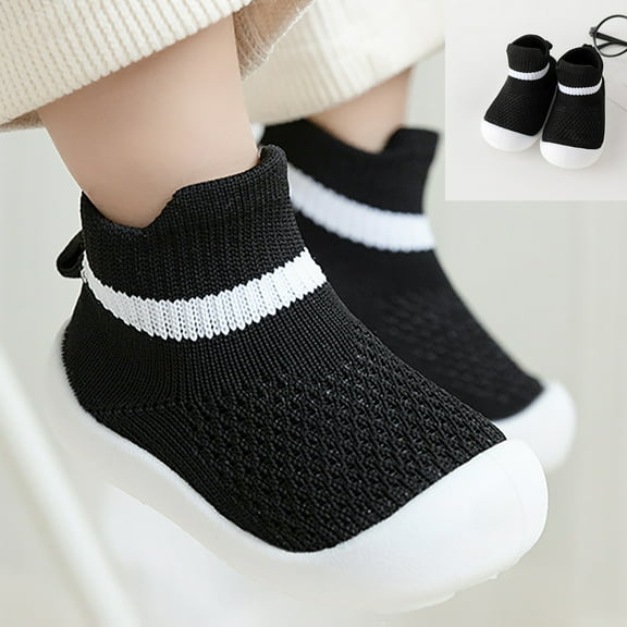 Shoes with Grip Sneakers Rubber Sole for Boys Girls Walking Baby Boy Shoes Fall Winter Baby Home Floor