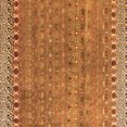 thumbnail image 1 of Ahgly Company Indoor Square Abstract Orange Modern Area Rugs, 7' Square, 1 of 4